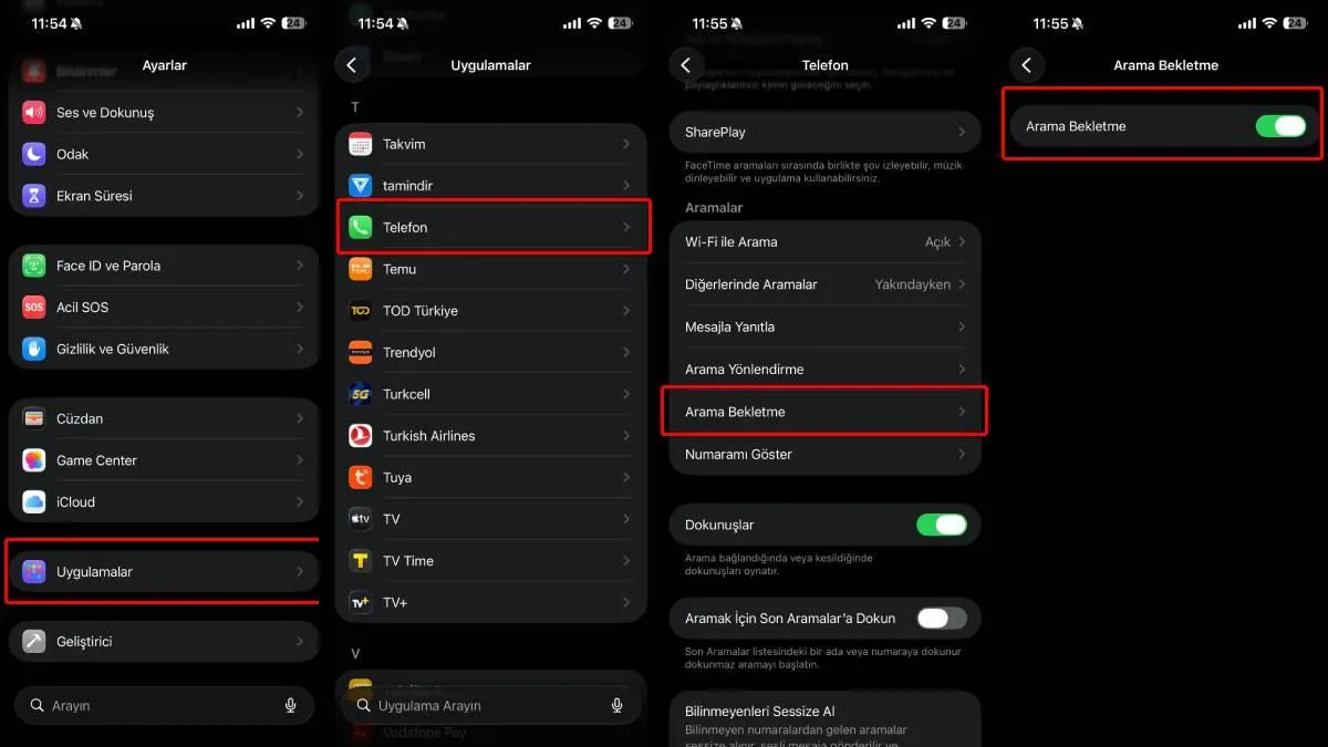 Telefonla Konuşurken Gelen Aramaları G&ouml;rme Yolları - iphone