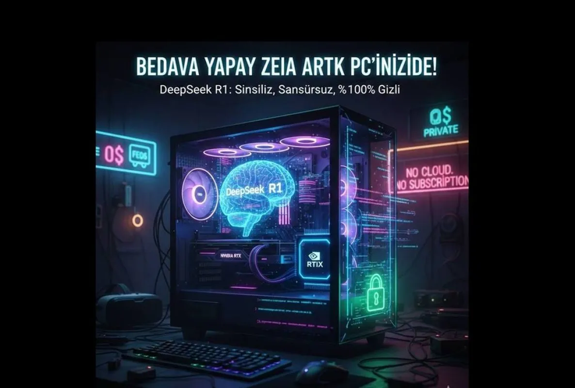 ChatGPT’ye Para Ödemeyi Bırakın: DeepSeek R1 Kurulumu ile Kendi Bedava Yapay Zekanıza Sahip Olun