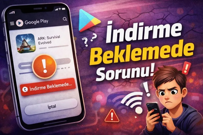 Google Play Store İndirme Beklemede Sorunu