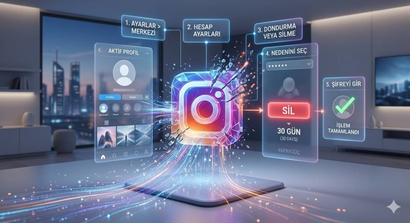Instagram Hesap Silme Nasıl Yapılır? 2026 Güncel Rehber