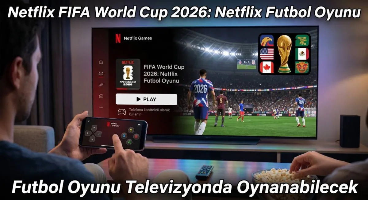 Netflix FIFA World Cup 2026: Netflix Futbol Oyunu Televizyonda Oynanabilecek