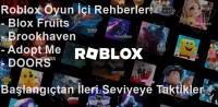 Roblox Oyun İçi Rehberler: Blox Fruits, Brookhaven, Adopt Me ve DOORS için Başlangıçtan İleri Seviyeye Taktikler