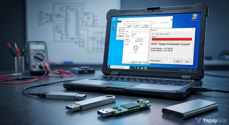 Sahte Donanım Analizi: 2TB Diye Satılan "Fason" SSD ve USB Belleklerin Firmware Hilesi Nasıl Anlaşılır?