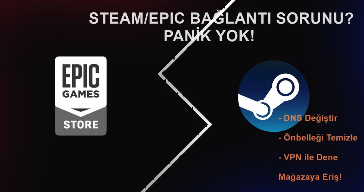 Steam Servers Too Busy ve Epic Games Çevrimdışı Sorunu: Kesin Çözüm Rehberi