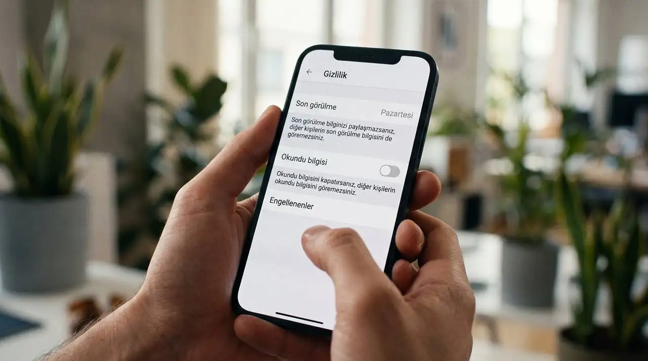 WhatsApp Gizlilik menüsünden okundu bilgisini kapatma