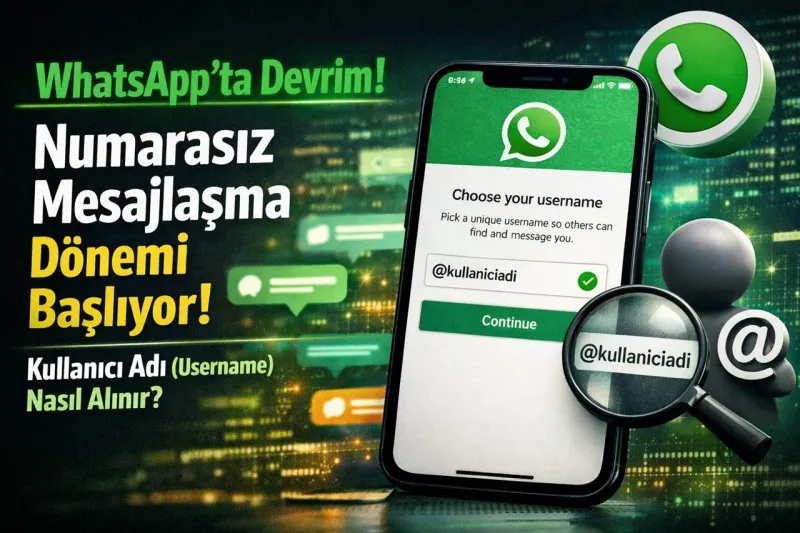 WhatsApp'ta Devrim: Numarasız Mesajlaşma Dönemi Başlıyor: Kullanıcı Adı (Username) Nasıl Alınır?
