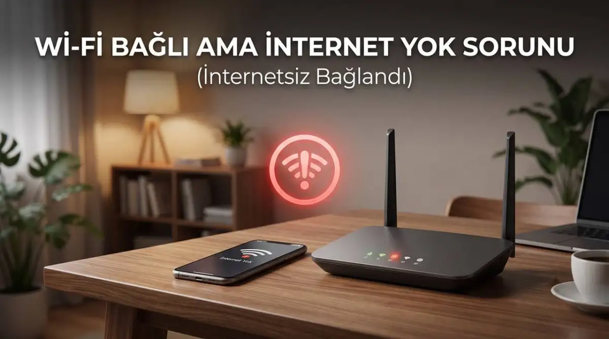 Wi-Fi Bağlı Ama İnternet Yok Hatası: Telefonda ve PC'de 6 Kesin Çözüm (2026)