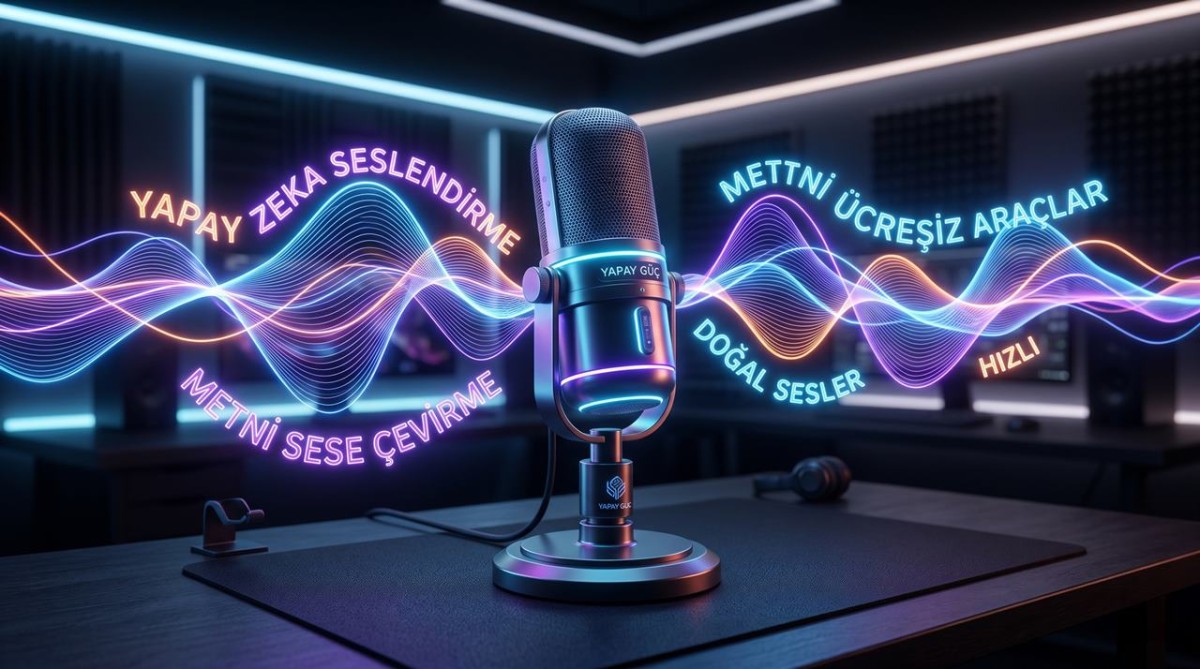 YouTube ve TikTok İçin Ücretsiz Yapay Zeka Seslendirme: En İyi Yapay Zeka Seslendirme (Yazıyı Sese Çevirme) Araçları