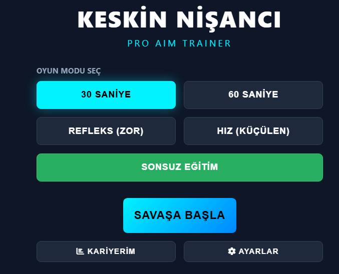 Keskin Nişancı PRO Aim Trainer