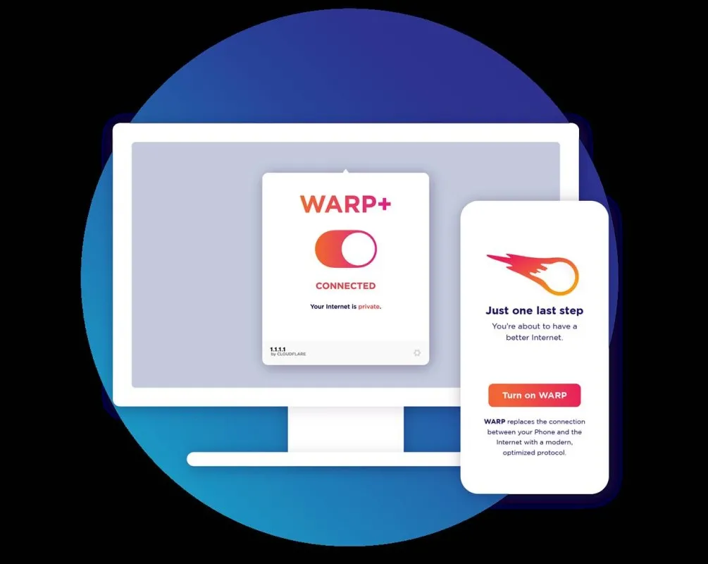 1.1.1.1 + WARP (Cloudflare WARP)