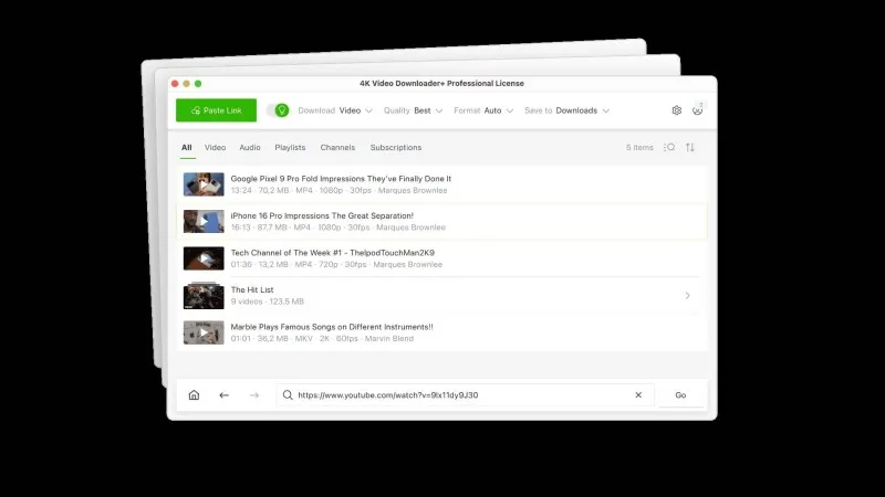 4K Video Downloader Ekran Görüntüsü 1