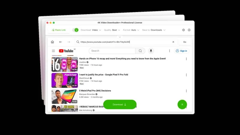 4K Video Downloader Ekran Görüntüsü 2