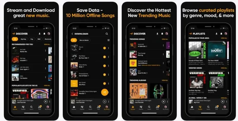 Audiomack - iPhone Müzik İndirme Ekran Görüntüsü 1