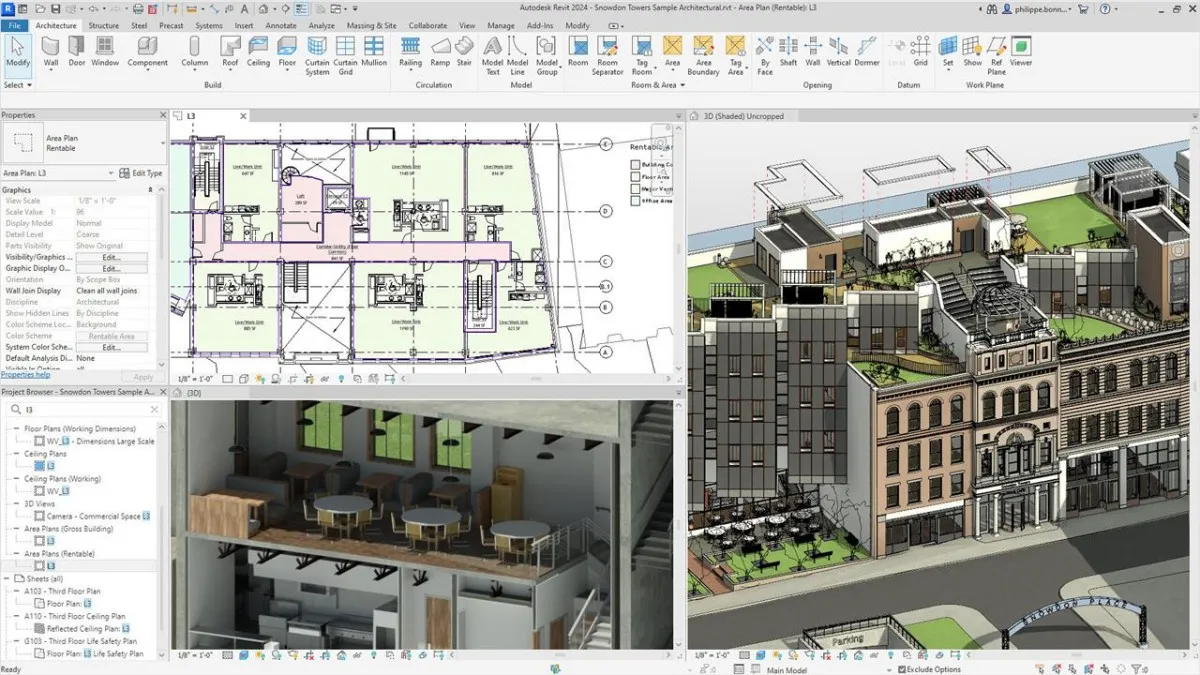 Autodesk Revit Ekran Görüntüsü
