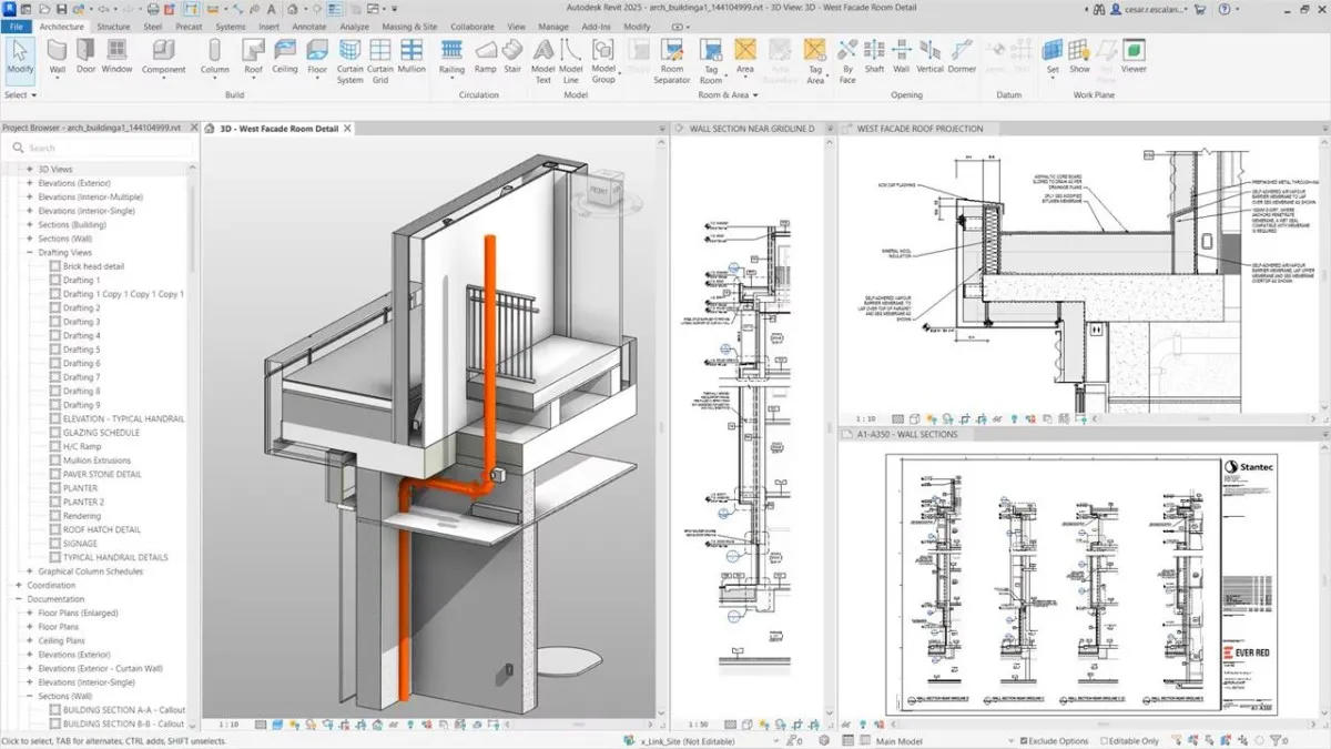 Autodesk Revit Ekran Görüntüsü - 1