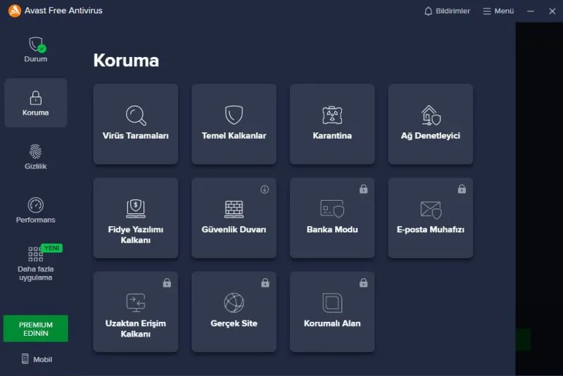 Avast Free Antivirus Ekran Görüntüsü 2