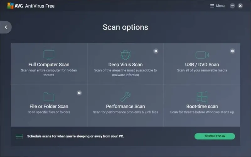AVG AntiVirus Free Ekran Görüntüsü 1