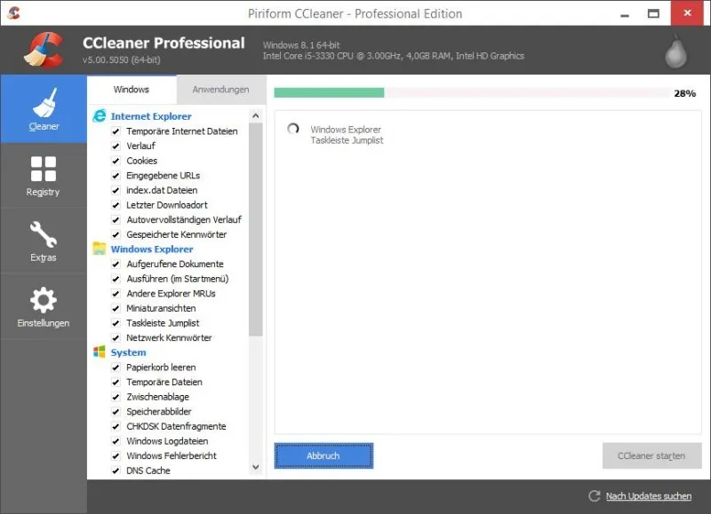 CCleaner Ekran Görüntüsü 2
