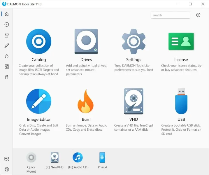 DAEMON Tools Lite Ekran Görüntüsü 1