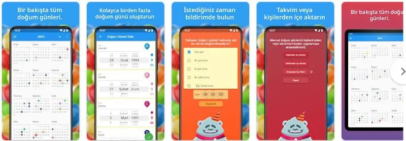 Doğum Günü Hatırlatıcı Ekran Görüntüsü 1