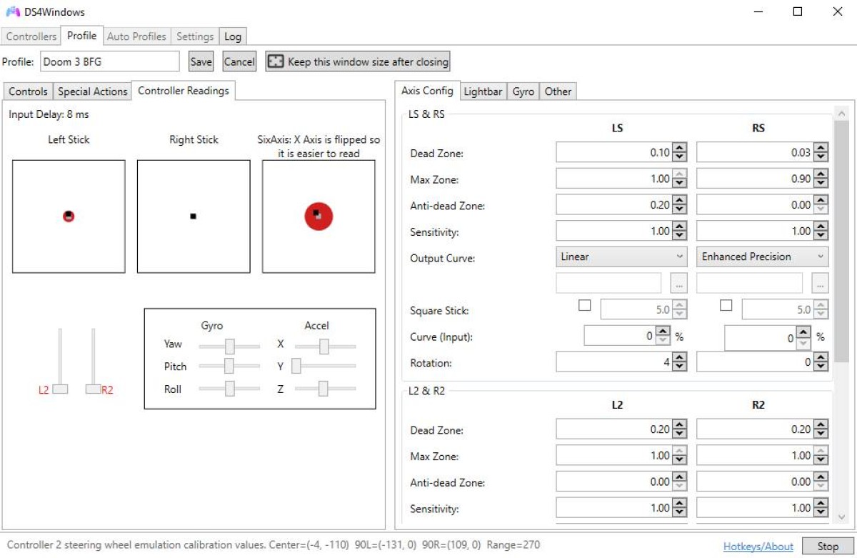 DS4Windows Arayüz İnceleme Görseli - 4