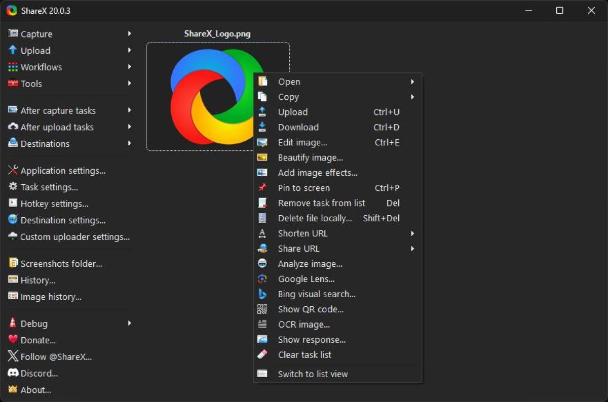 Ekran Görüntüsü Alma PC Arayüz İnceleme Görseli - 1