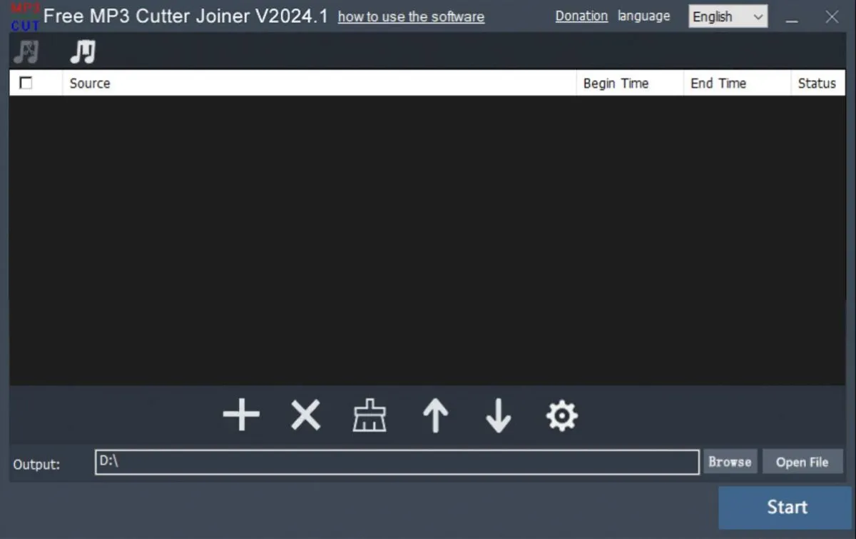 Free MP3 Cutter Joiner Ekran Görüntüsü 1