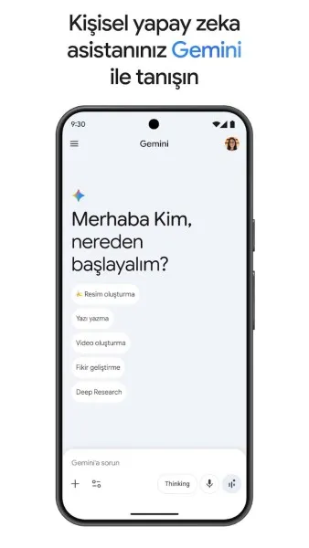 Google Gemini Ekran Görüntüsü 2