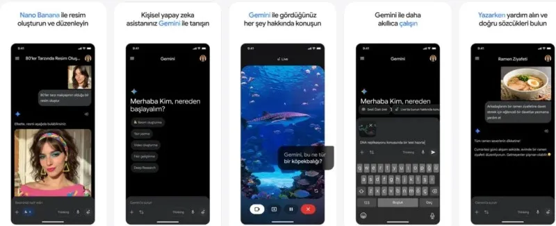 Google Gemini Ekran Görüntüsü 4