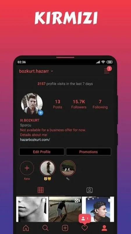 Instagram Aero APK Ekran Görüntüsü - 2
