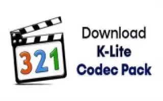 K-Lite Codec Pack Full
