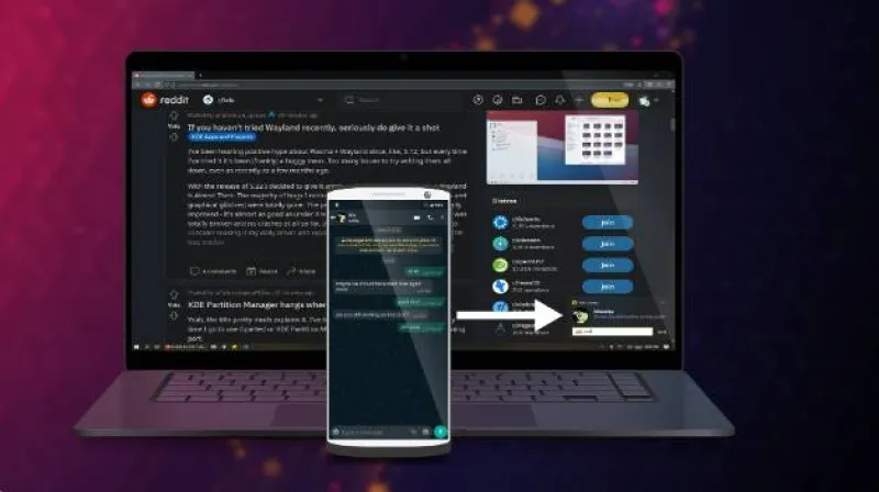 KDE Connect Ekran Görüntüsü 1