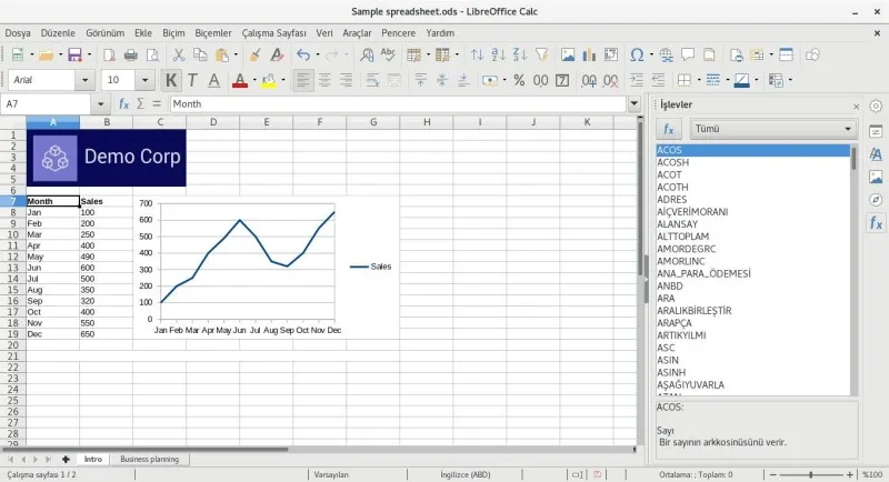 LibreOffice Ekran Görüntüsü 1