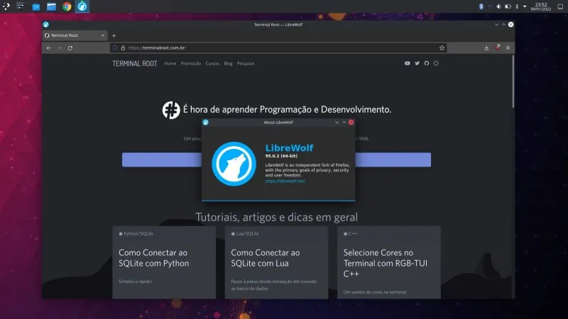 LibreWolf Ekran Görüntüsü 1