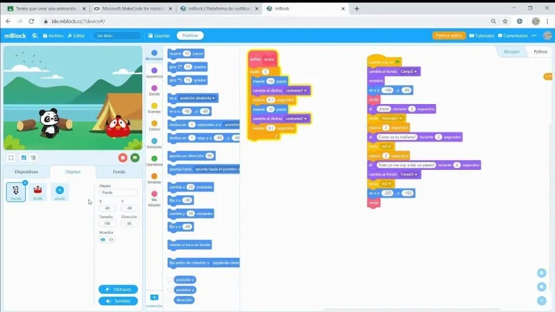 mBlock Ekran Görüntüsü 2