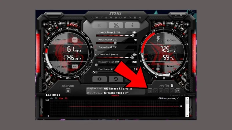 MSI Afterburner Ekran Görüntüsü 3