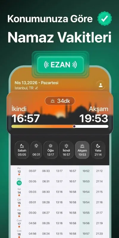 Muslim App Ekran Görüntüsü 1