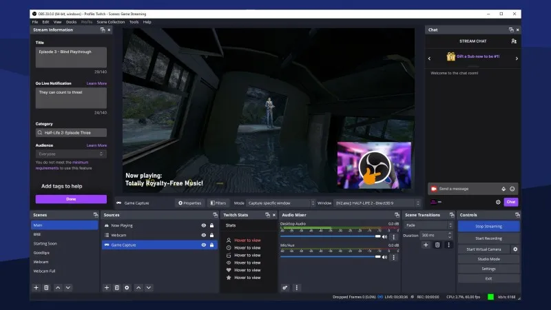 OBS Studio Ekran Görüntüsü 2