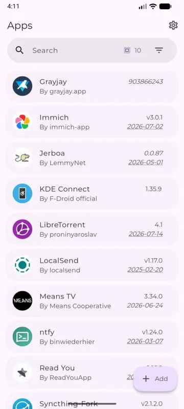 Obtainium APK Ekran Görüntüsü