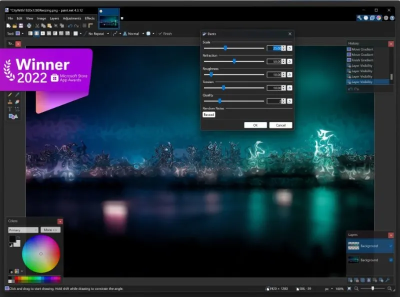 Paint.NET Ekran Görüntüsü 2