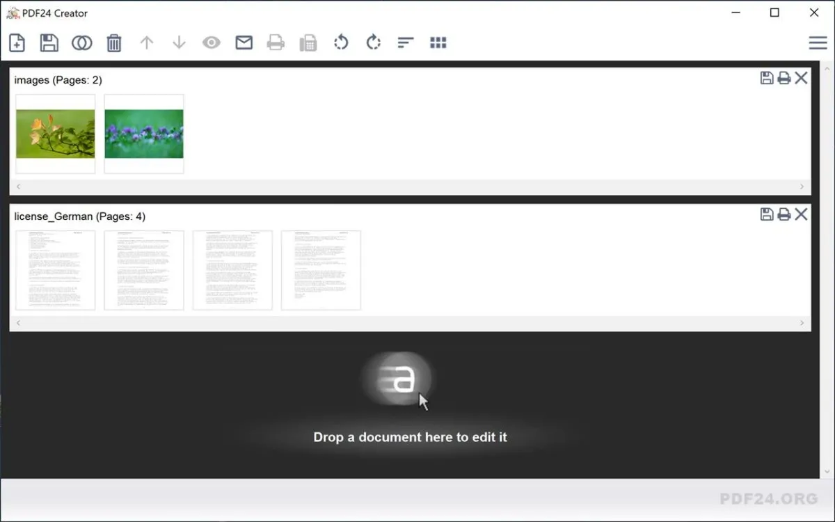 PDF Birleştirme Programı Ekran Görüntüsü 2