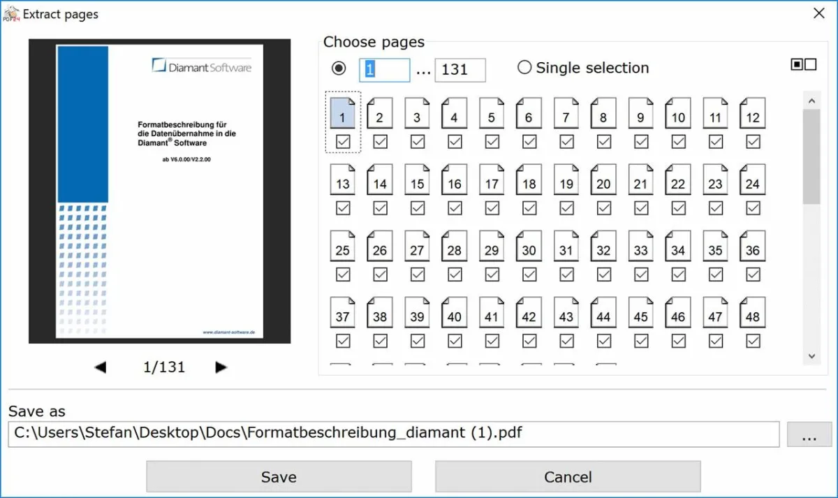 PDF Birleştirme Programı Ekran Görüntüsü 4