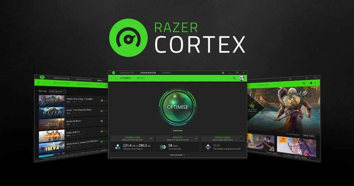 Razer Cortex: Ücretsiz Game Booster ve FPS Artırma Programı