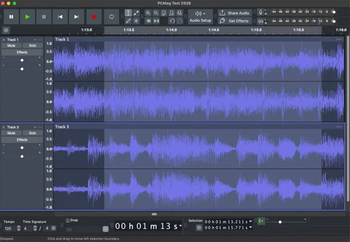 Audacity Ekran Görüntüsü - 2