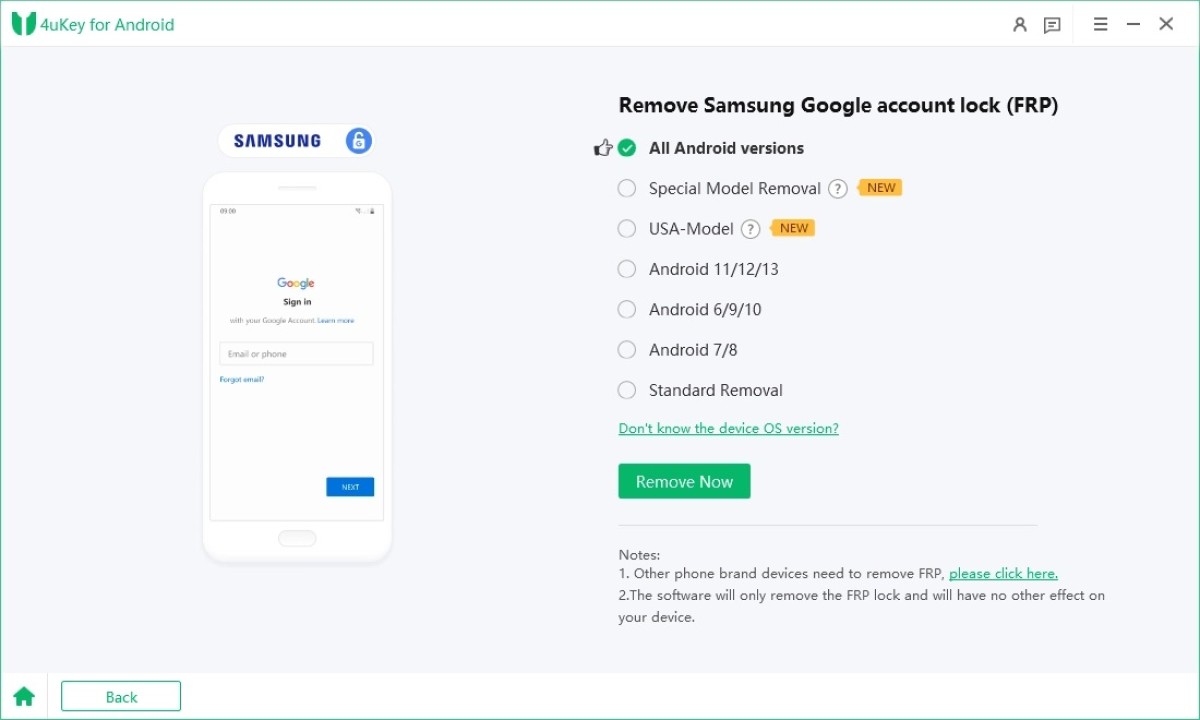 Tenorshare 4ukey for Android Ekran Görüntüsü - 3