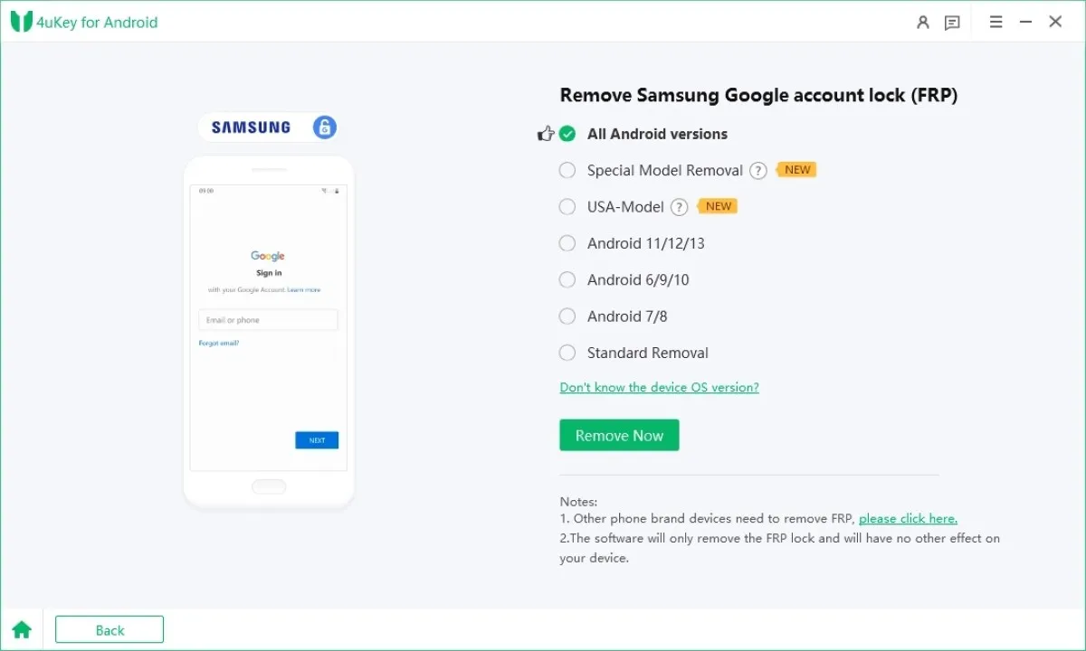 Tenorshare 4ukey for Android Ekran Görüntüsü - 3