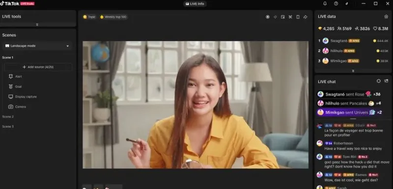 TikTok LIVE Studio Ekran Görüntüsü 1