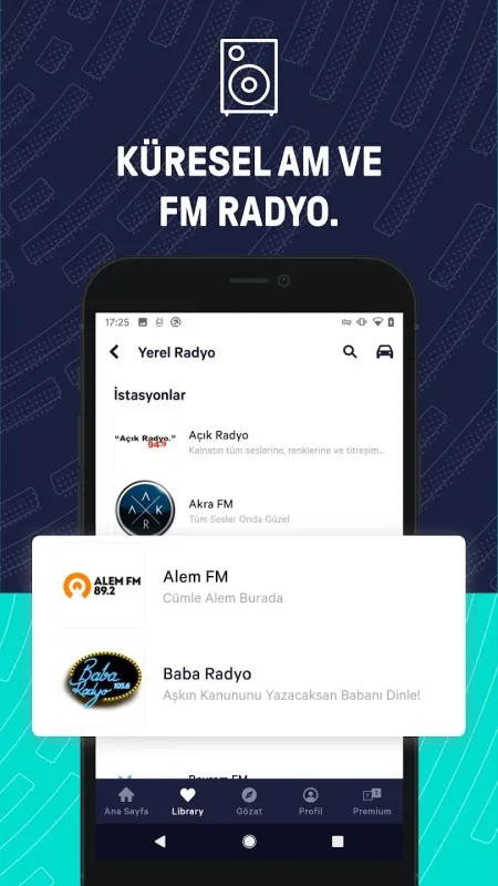 TuneIn Radio Ekran Görüntüsü 2