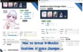 W-Okada AI Voice Changer