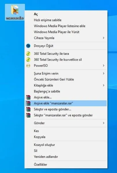 WinRAR Ekran Görüntüsü 3